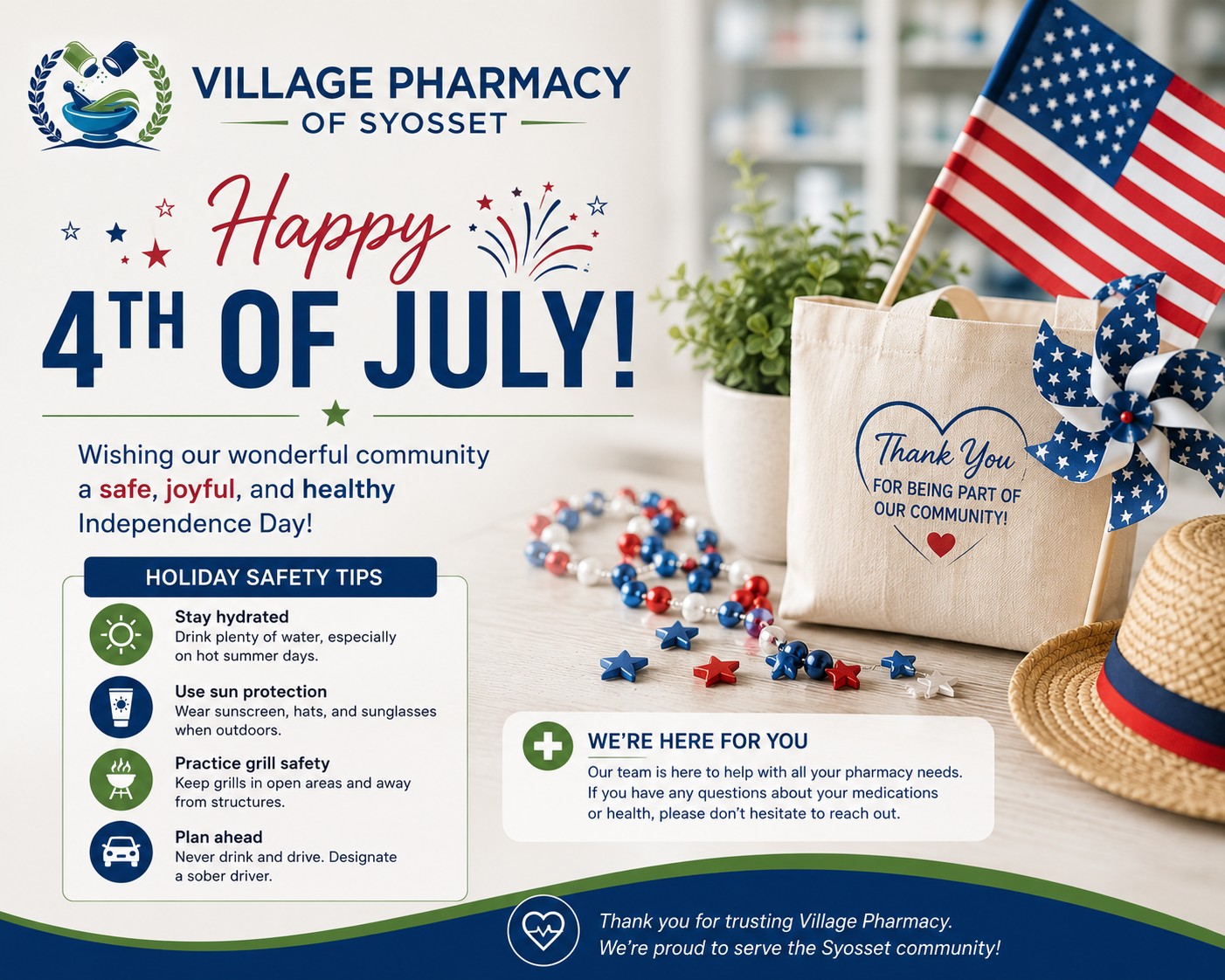 Celebrate a Safe and Healthy Fourth of July